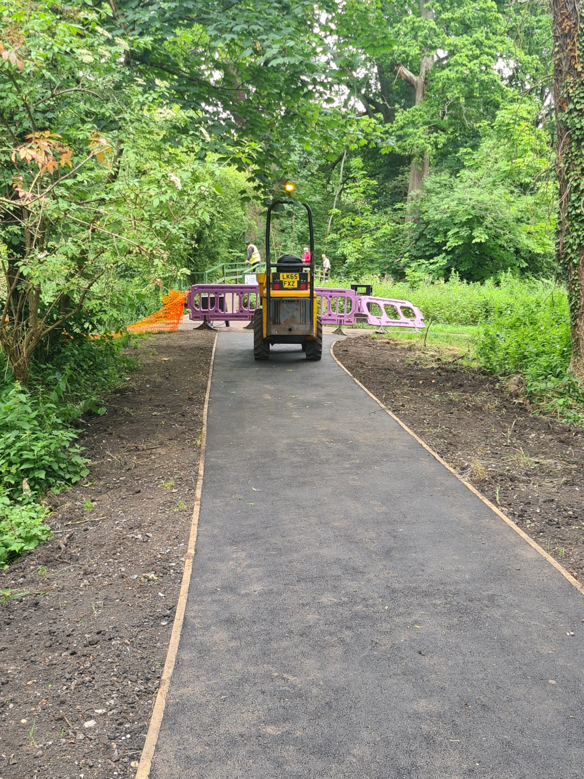 Path surfacing in progress