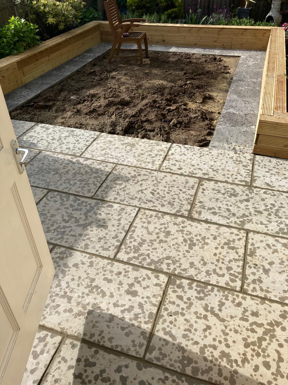 Detailed stone laying