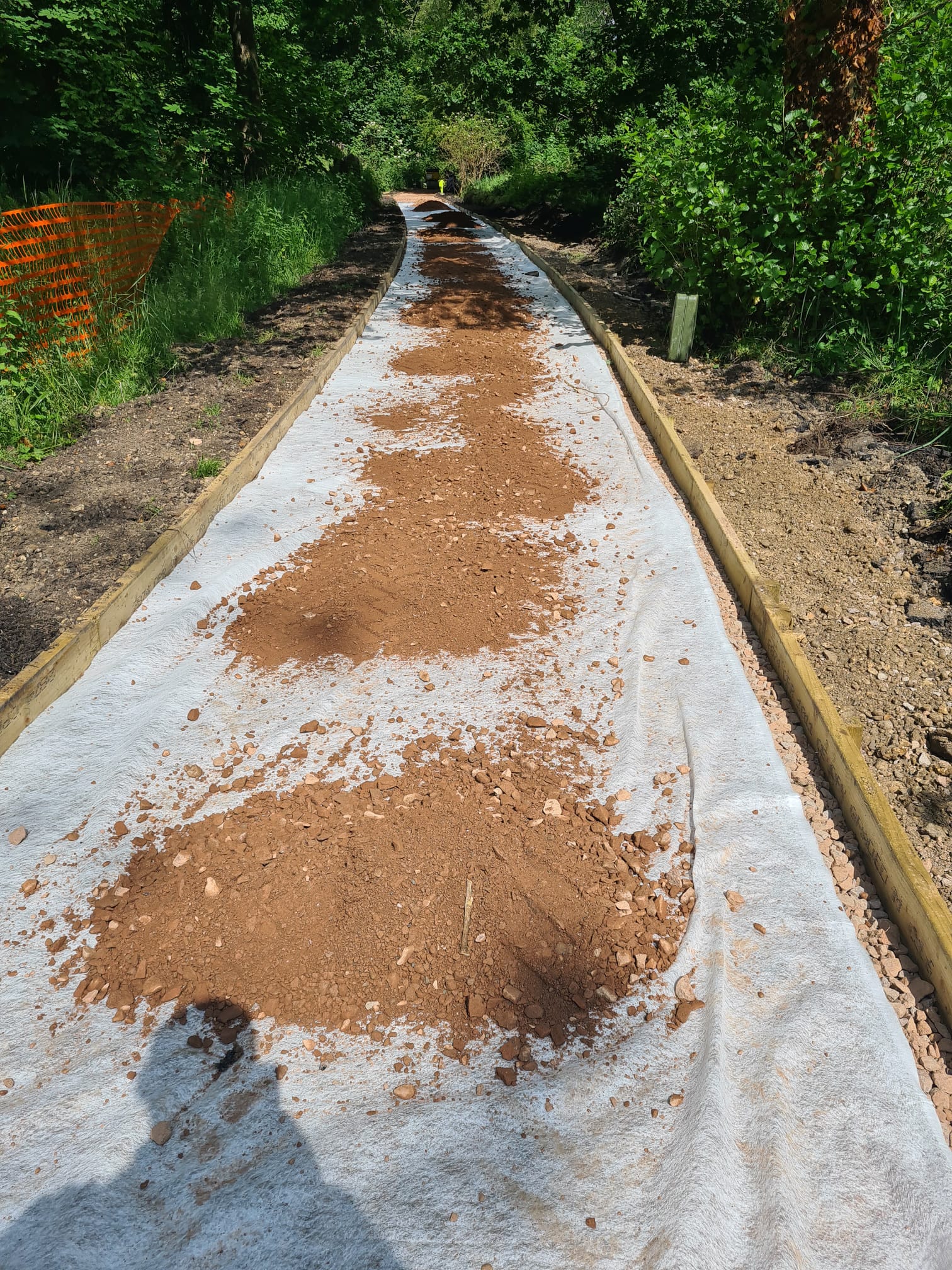Path foundation and edging